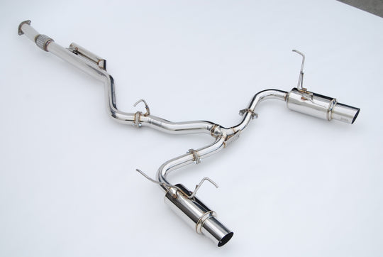 Invidia 2022+ Subaru WRX N1 Twin Outlet Single Layer SS Tip Cat-Back Exhaust