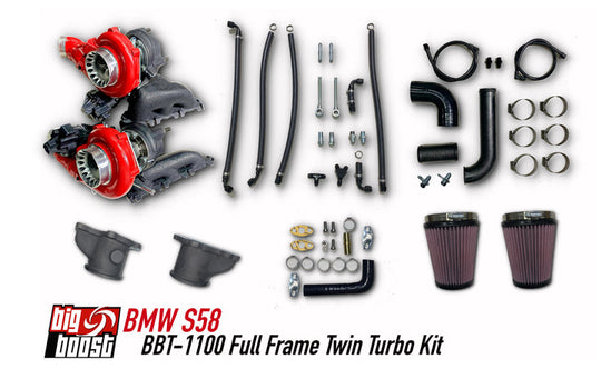 BIGBOOST S58 FULL FRAME TWIN TURBO KIT BBT1000