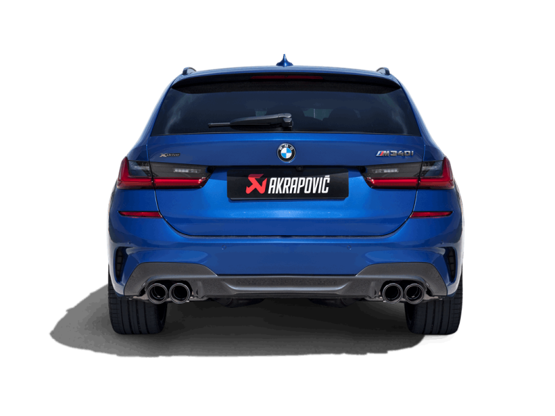 Akrapovic 20-22 BMW M340i (G20, G21) Slip-On Line (Titanium) (Requires BMW Part #18308686640)