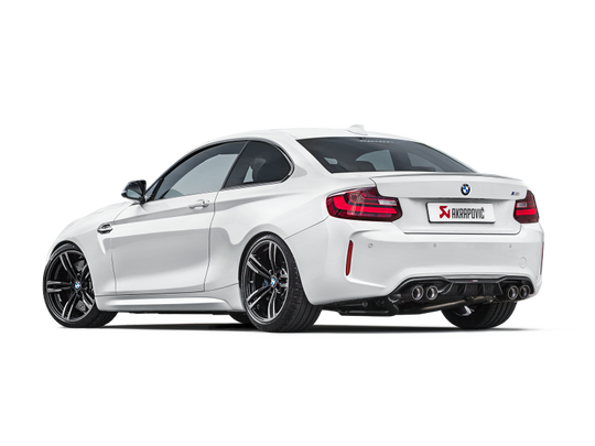 Akrapovic 16-17 BMW M2 F87 (Excl M2 Competition) Evolution Line Cat Back (Titanium) w/Carbon Tips