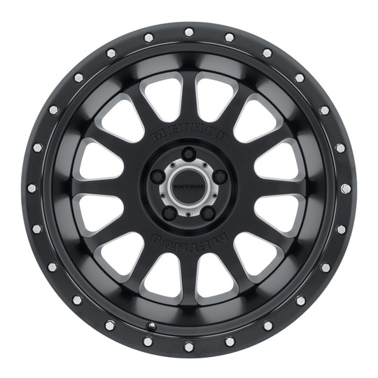 Method MR605 NV 20x9 -12mm Offset 5x150 110.5mm CB Matte Black Wheel