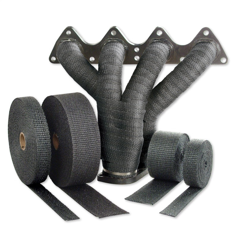 DEI Exhaust Wrap Kit - Pipe Wrap and Locking Tie - Black