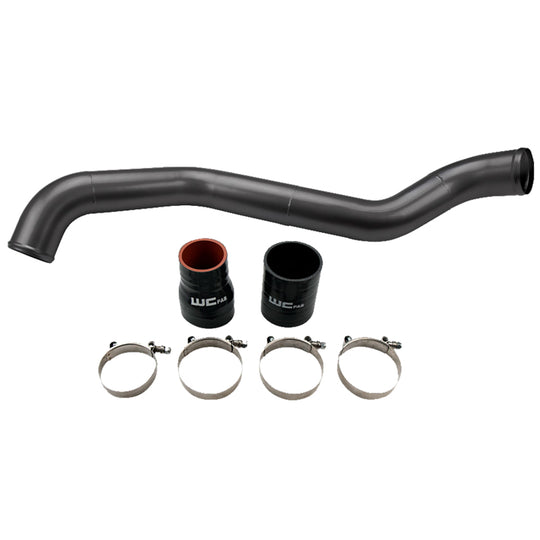 Wehrli 01-04 Chevrolet 6.6L LB7 Duramax Driver Side 3in Intercooler Pipe - Gloss Black