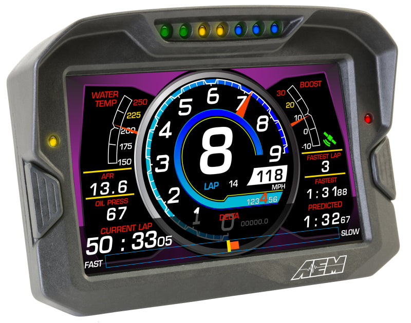 AEM CD-7 Non Logging Race Dash Carbon Fiber Digital Display (CAN Input Only)